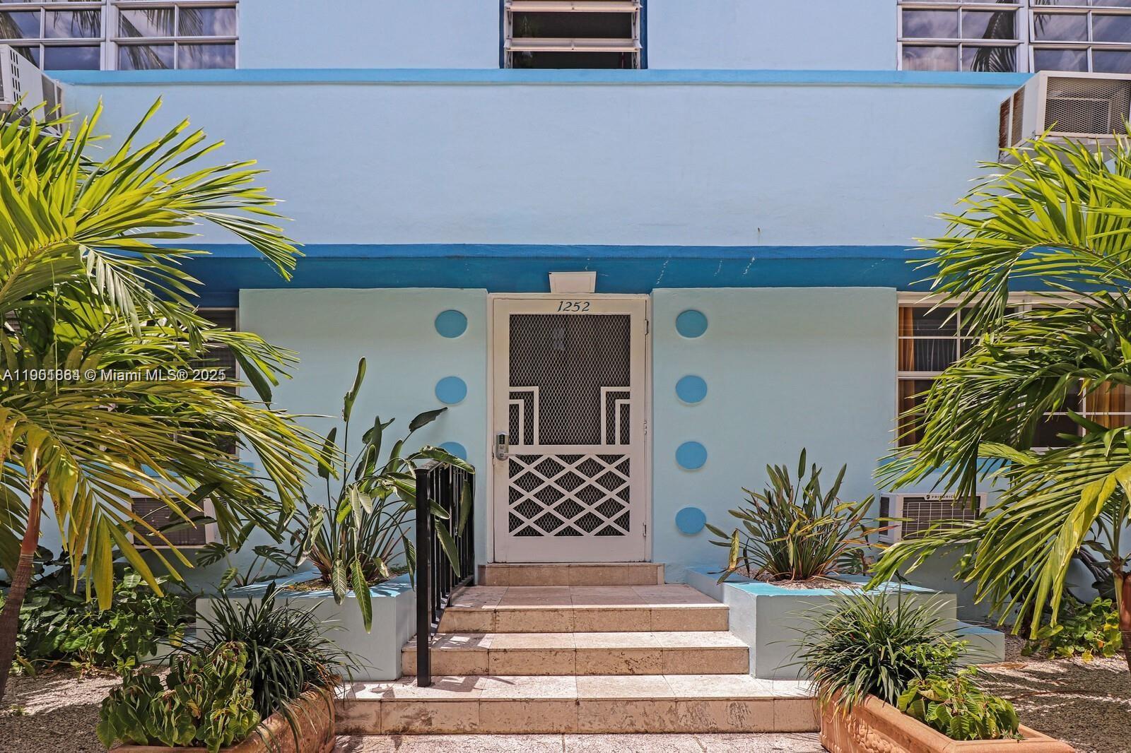1250 Drexel Avenue, Unit 7 Miami Beach, FL 33139 - Photo 30 of 30 a view of entryway with flower