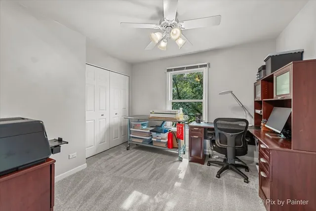 a house with trees in the background