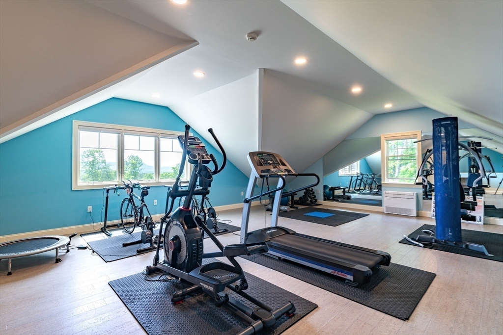 1089 Westhampton Road Northampton, MA 01062 - Photo 40 of 42 a view of a room with gym equipment