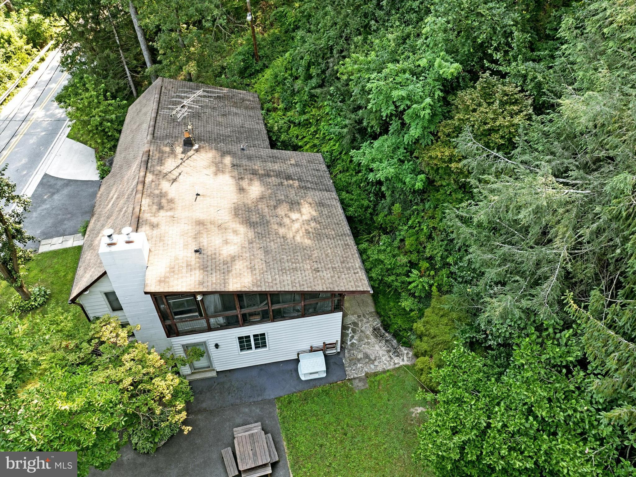 606 Freeland Road Freeland, MD 21053 - Photo 18 of 50 an aerial view of a backyard