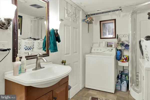 a bathroom with a sink and a toilet