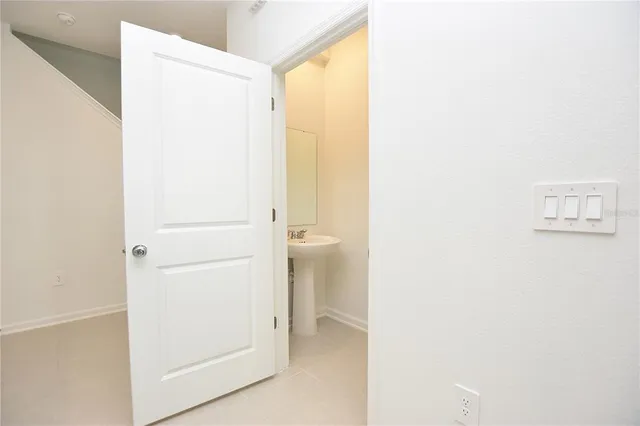 a view of an empty room