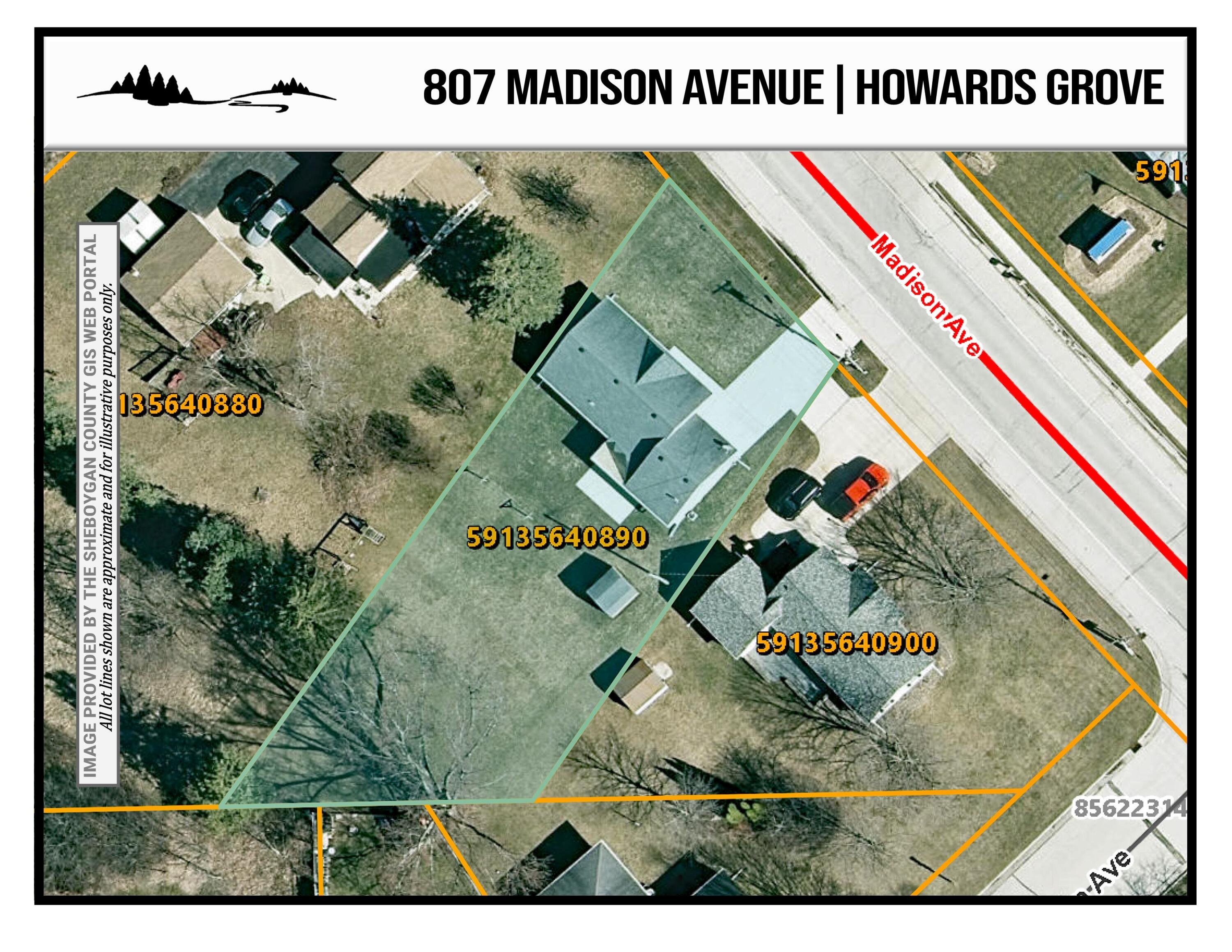 807 Madison Avenue Howards Grove, WI 53083 - Photo 29 of 29 Parcel Map