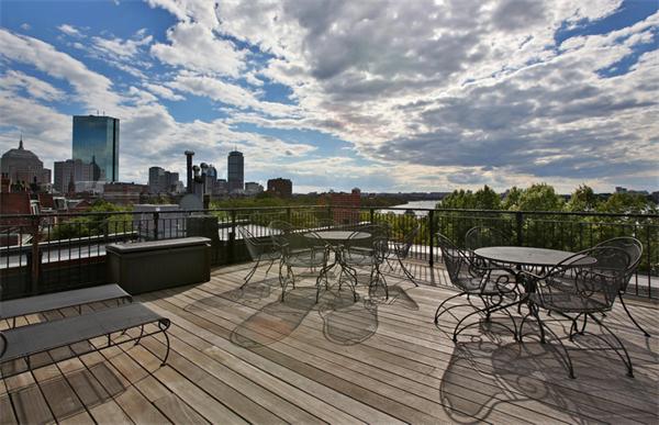 112 Pinckney Street, Unit 4 Boston, MA 02114 - Photo 3 of 6 a view of a terrace with seating area