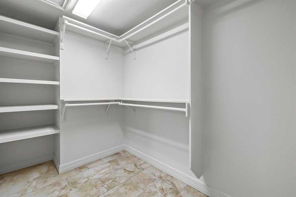 3160 Thurman Road, Unit A Lago Vista, TX 78645 - Photo 26 of 30 a view of an empty walk in closet