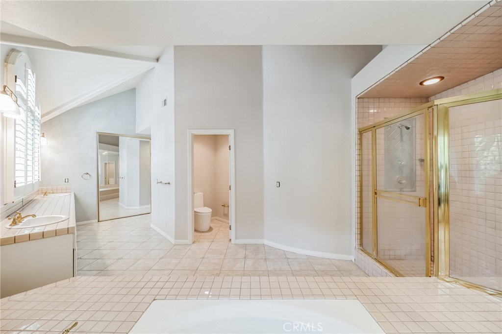 1432 Rutherford Drive Pasadena, CA 91103 - Photo 29 of 33 a bathroom with a sink and a shower