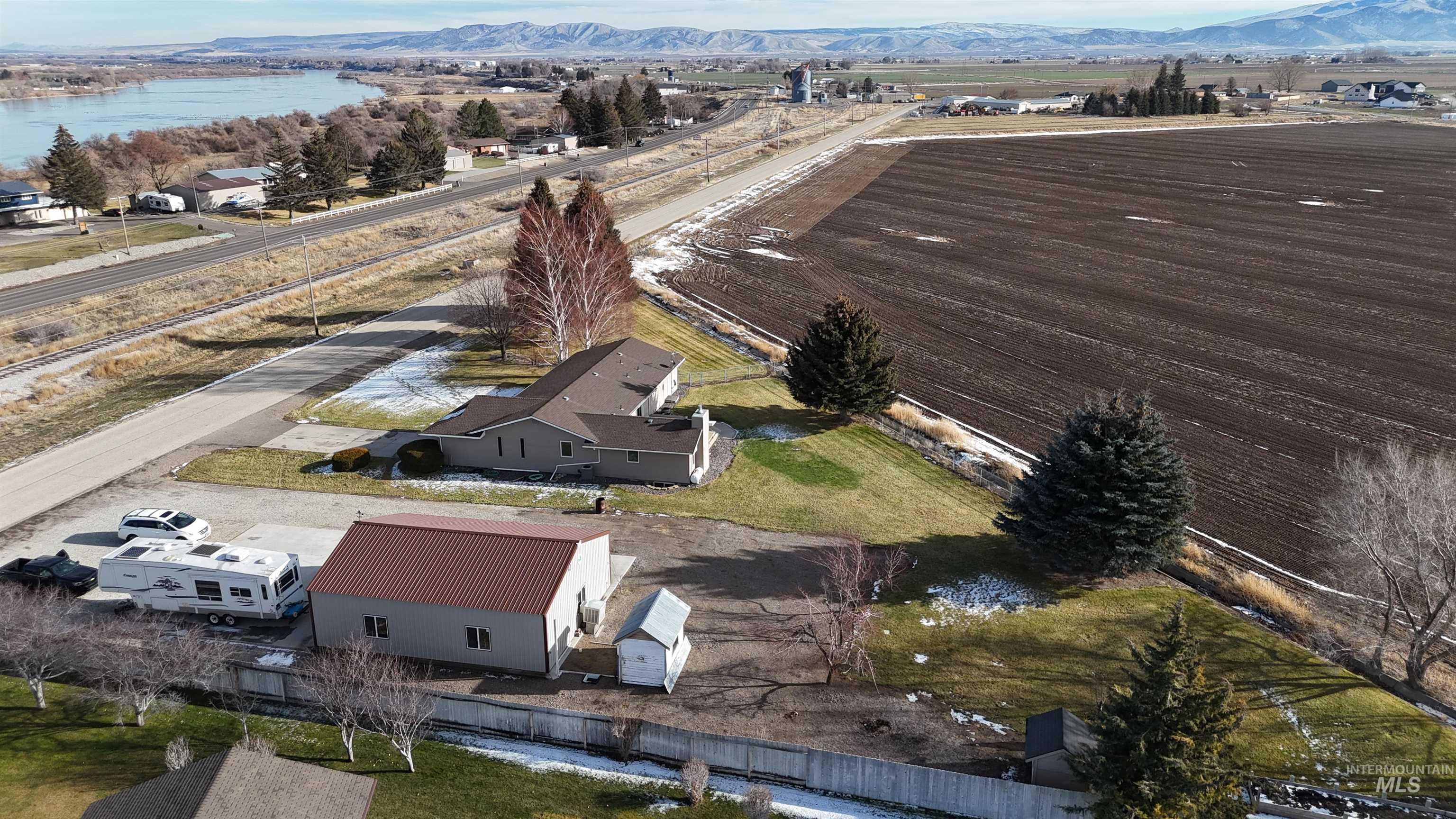 223 Hillcrest Road Burley, ID 83318 - Photo 4 of 27 Aerial view of mountains