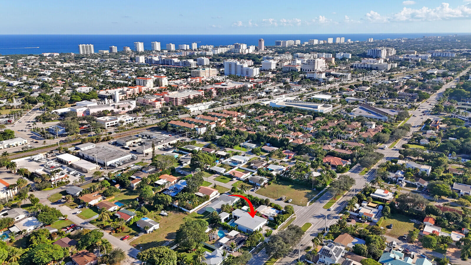 828 Northwest 2nd Avenue Boca Raton, FL 33432 - Photo 61 of 64 Aerial View