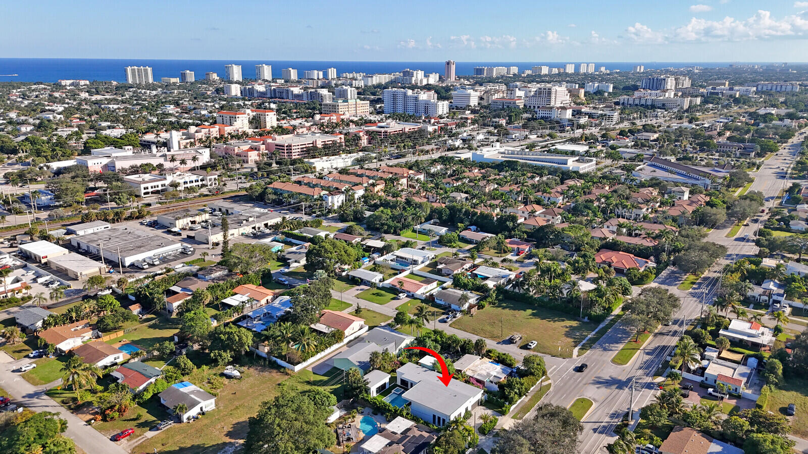 828 Northwest 2nd Avenue Boca Raton, FL 33432 - Photo 62 of 64 Aerial View