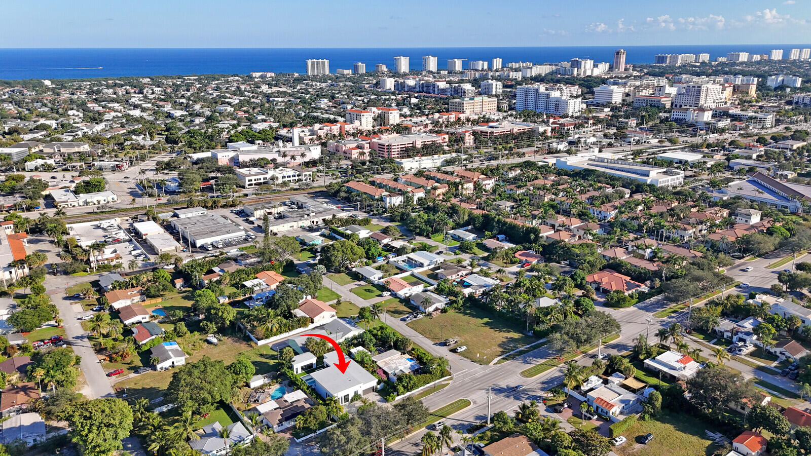 828 Northwest 2nd Avenue Boca Raton, FL 33432 - Photo 63 of 64 Aerial View