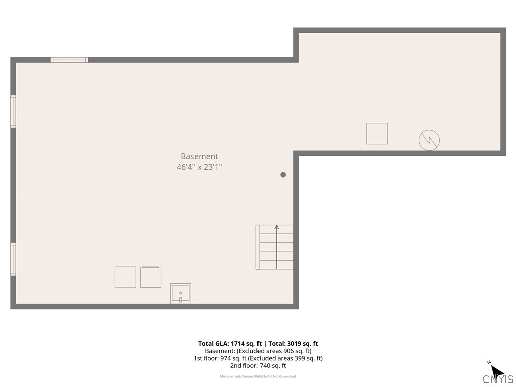 8841 Wandering Way Lysander, NY 13027 - Photo 41 of 42 Basement Floor Plan