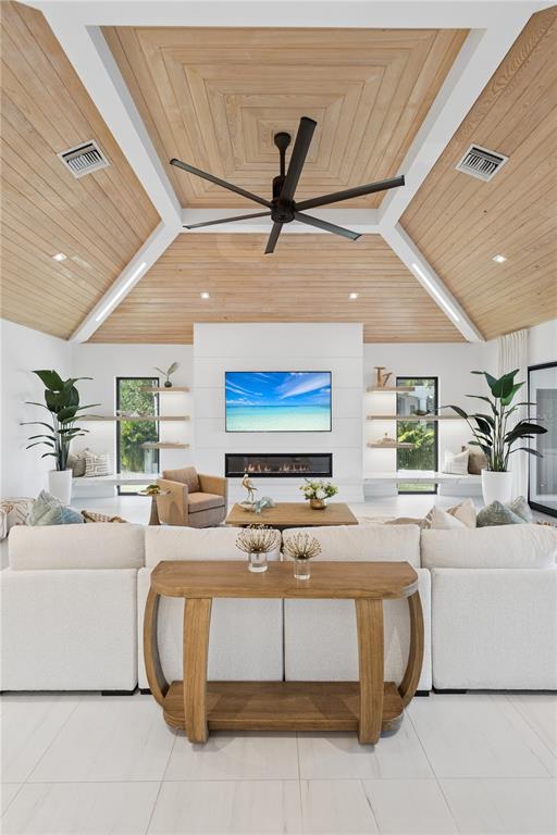 1808 Flower Drive Sarasota, FL 34239 - Photo 17 of 56 a living room with furniture and a flat screen tv