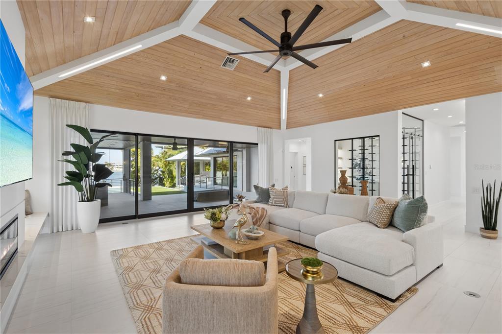 1808 Flower Drive Sarasota, FL 34239 - Photo 9 of 56 a living room with furniture and a large window