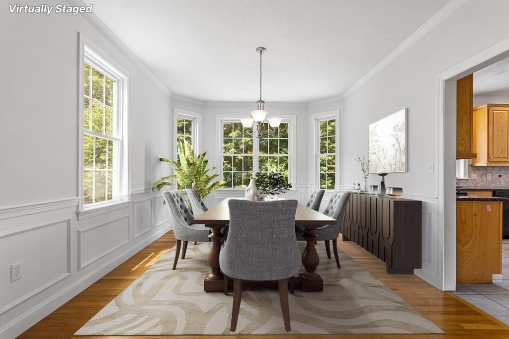 28 Brogden Road Ashland, MA 01721 - Photo 9 of 39 a view of a dining room with furniture window and wooden floor