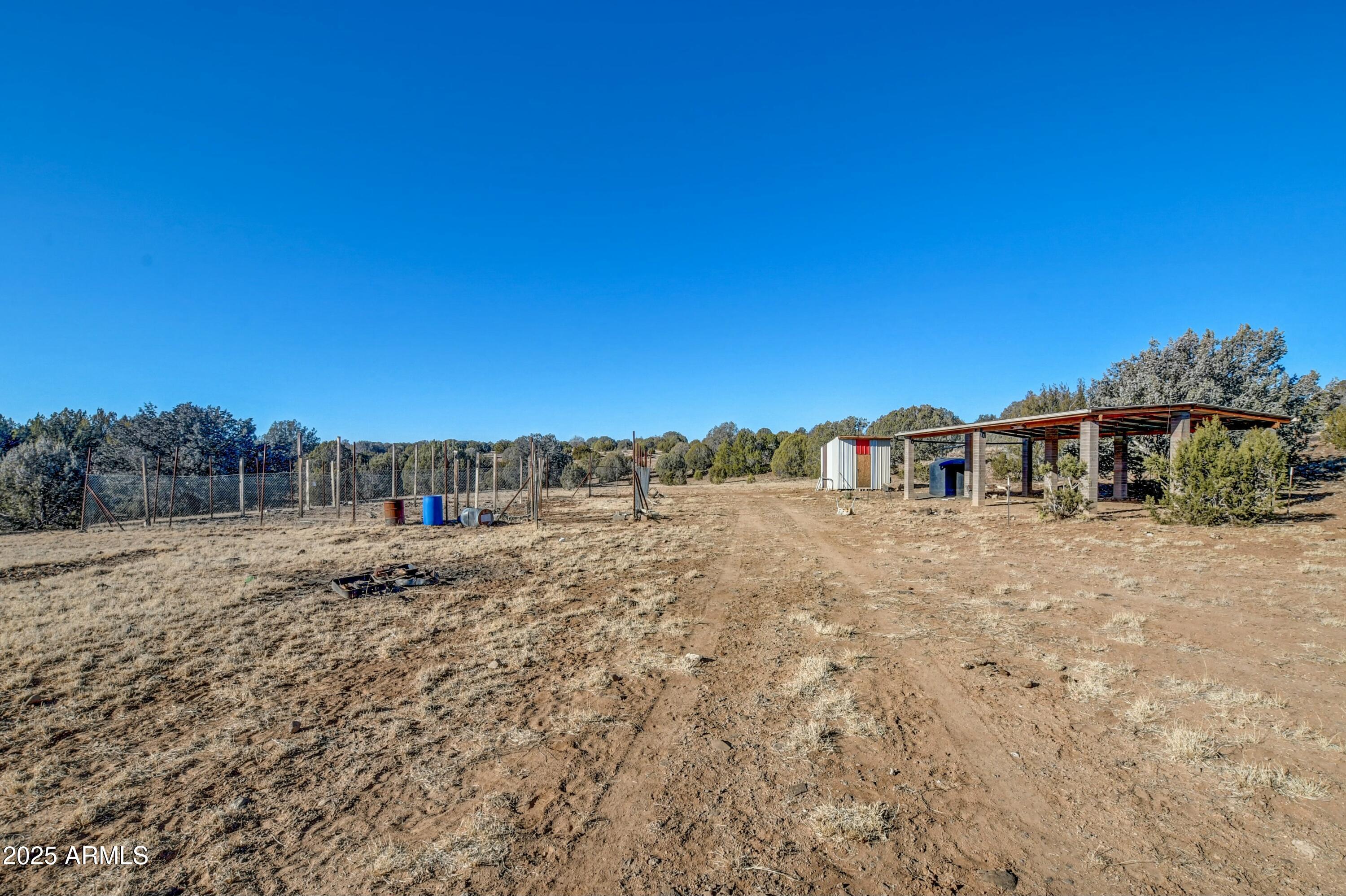10777 West Raging Crab Road Ash Fork, AZ 86320 - Photo 35 of 45 Garden area
