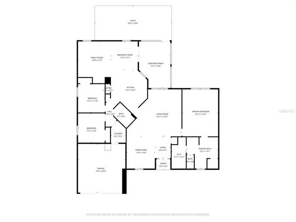 a picture of a floor plan