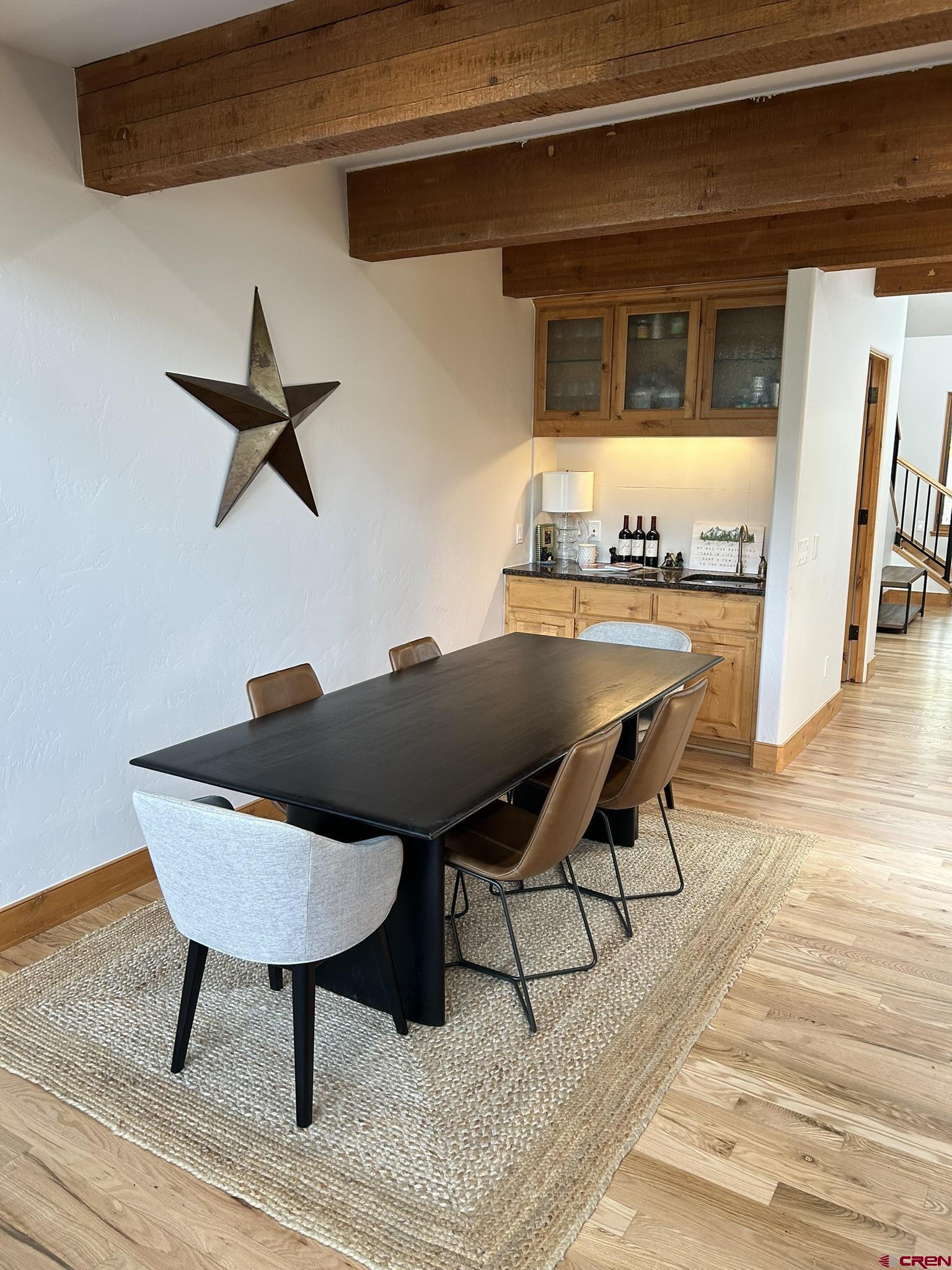 95 Turnberry Drive Durango, CO 81301 - Photo 14 of 36 a view of a dining room with furniture and wooden floor