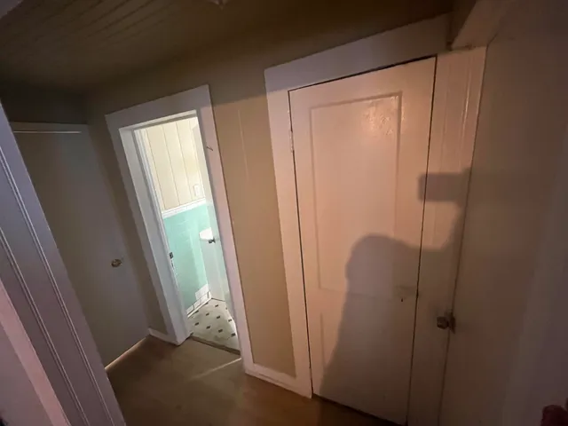 a view of front door