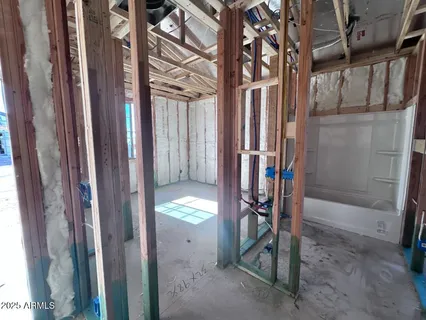 a view of a hallway with a elevator