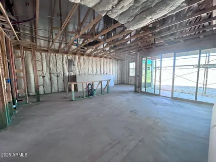 a view of a room with furniture