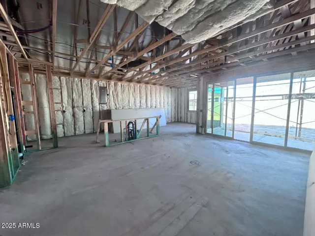 a view of a room with furniture