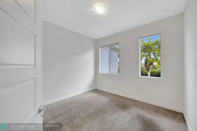 a view of empty room