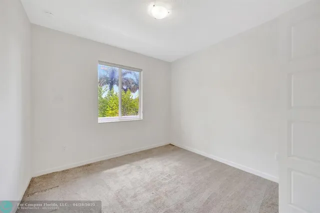 a view of an empty room