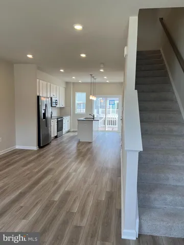 a view of a room with rack