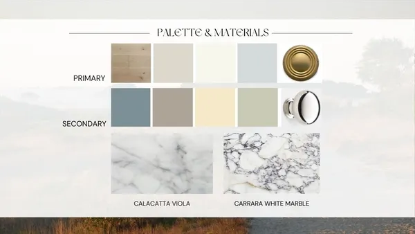 a picture of a bench in a white wall