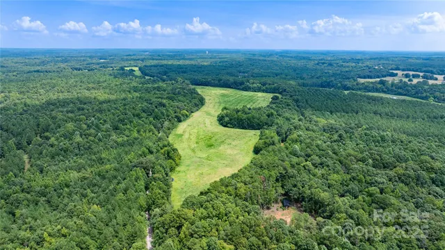 a view of a big yard with lots of green space and mountain view