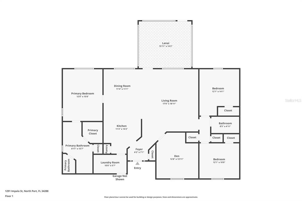 1291 Impala Street North Port, FL 34288 - Photo 33 of 44 a picture of a wall with a white wall and white cabinet