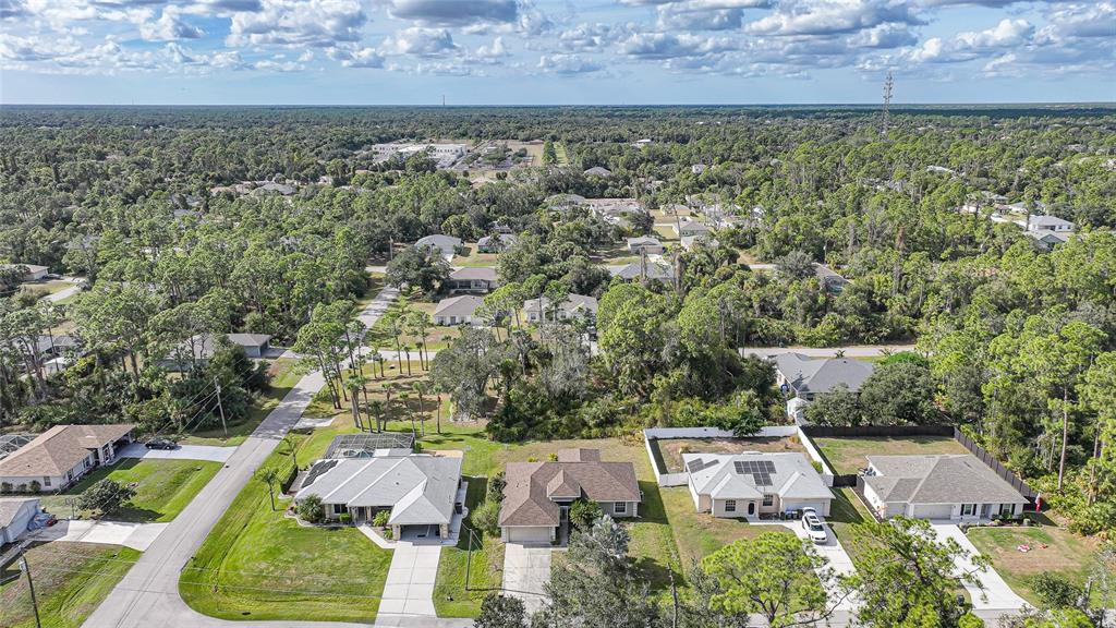 1291 Impala Street North Port, FL 34288 - Photo 42 of 44 an aerial view of residential house with outdoor space