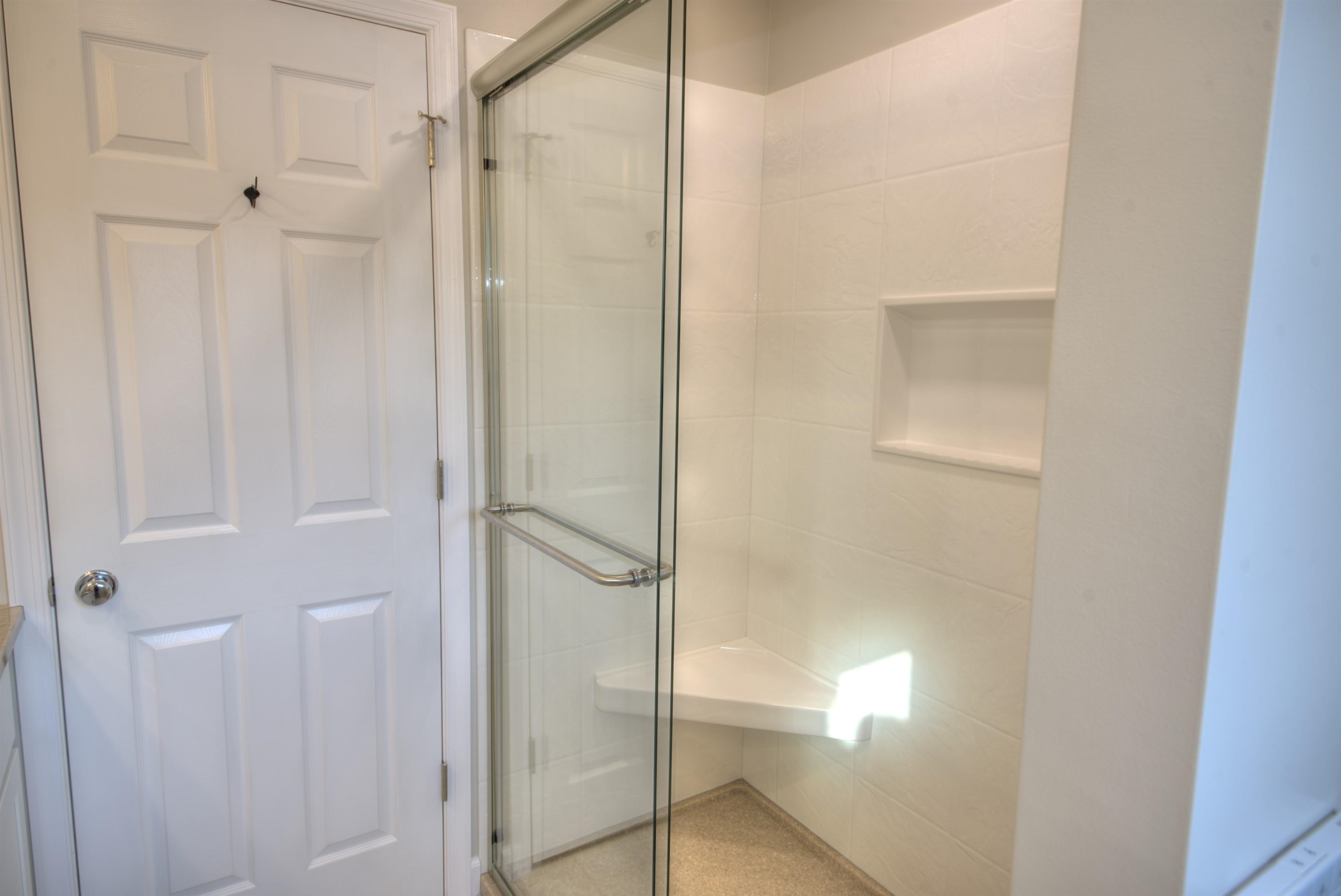 152 Huntington Place Waynesboro, VA 22980 - Photo 49 of 73 a bathroom with a glass shower door