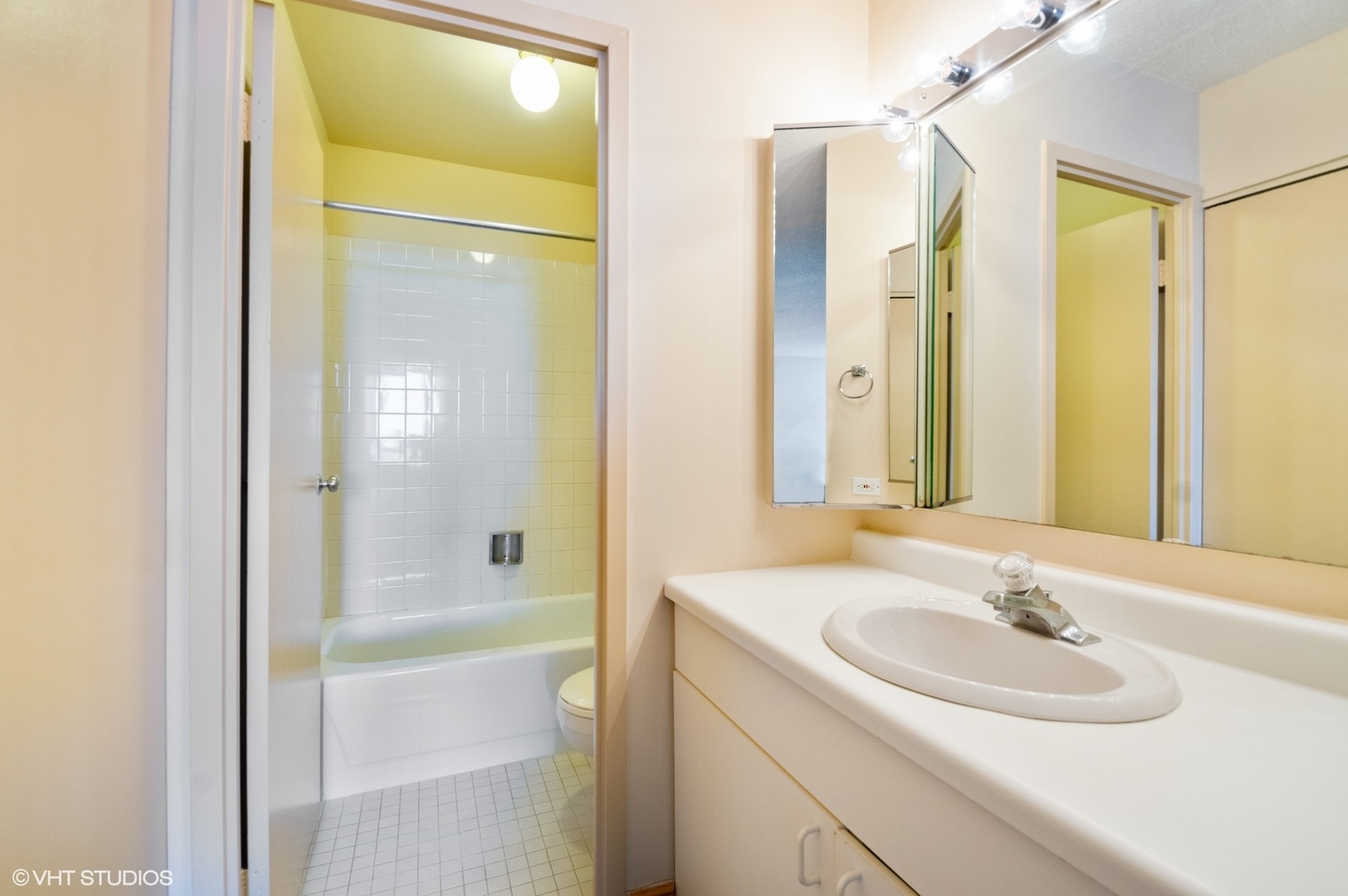 5320 North Sheridan Road, Unit 2003 Chicago, IL 60640 - Photo 8 of 10 a bathroom with a sink and a mirror