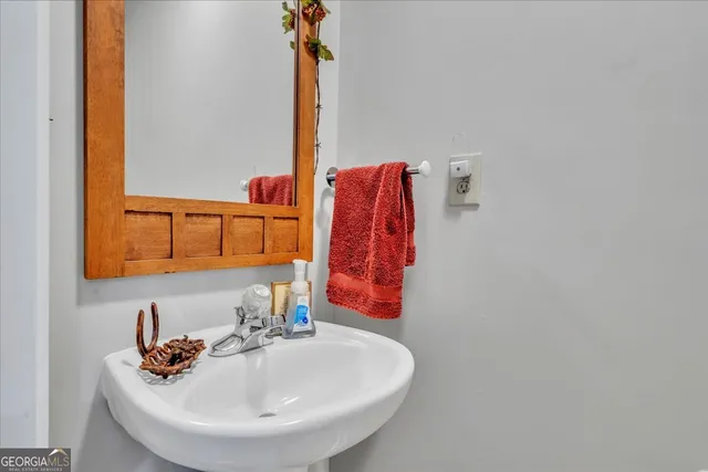 a view of a house with wooden floor