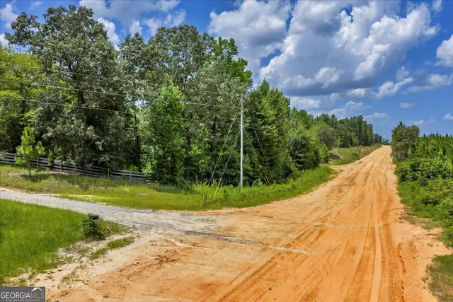 a view of backyard with a tub and wooden fence