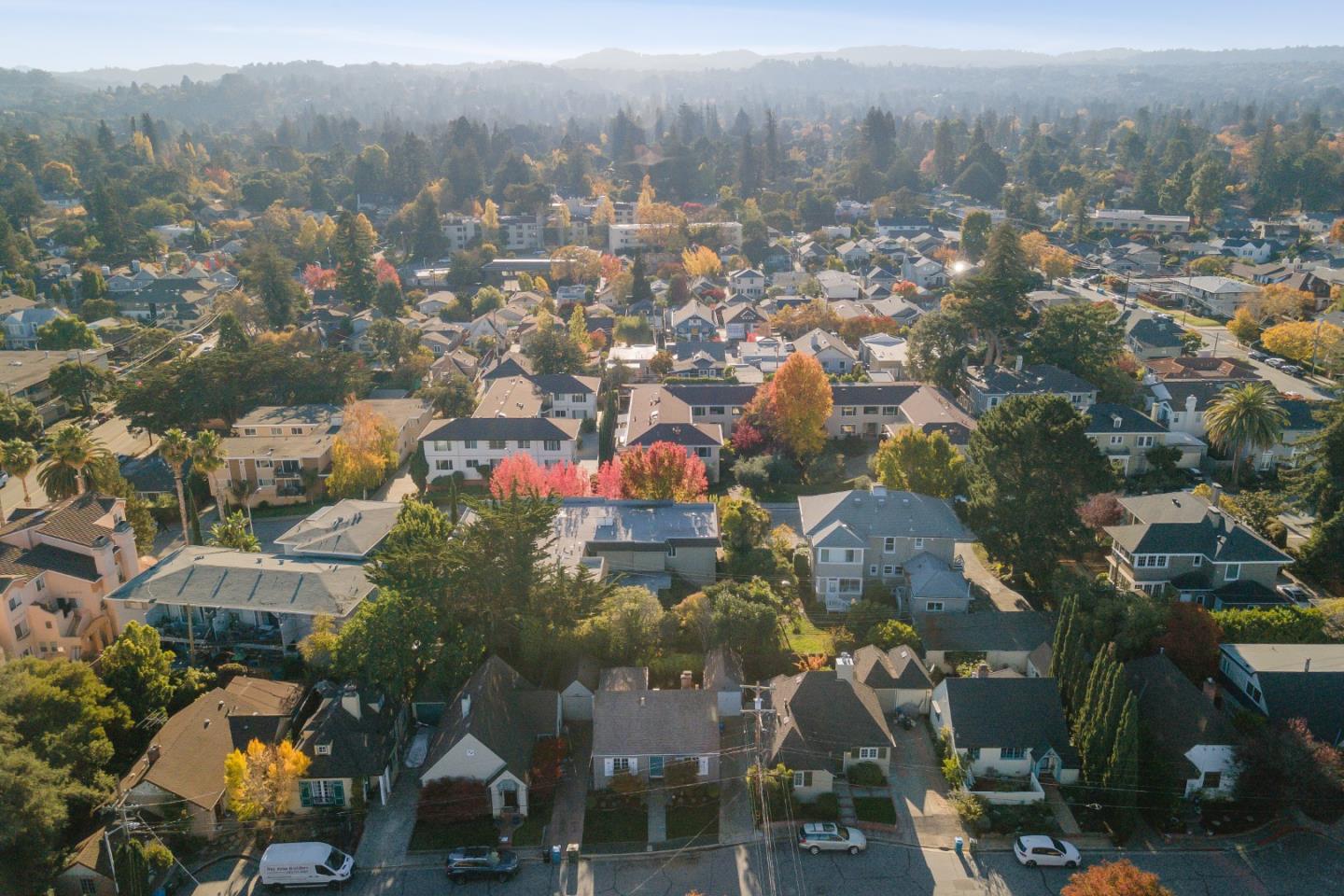 414 Williams Place San Mateo, CA 94401 - Photo 30 of 32 an aerial view of residential houses with city view
