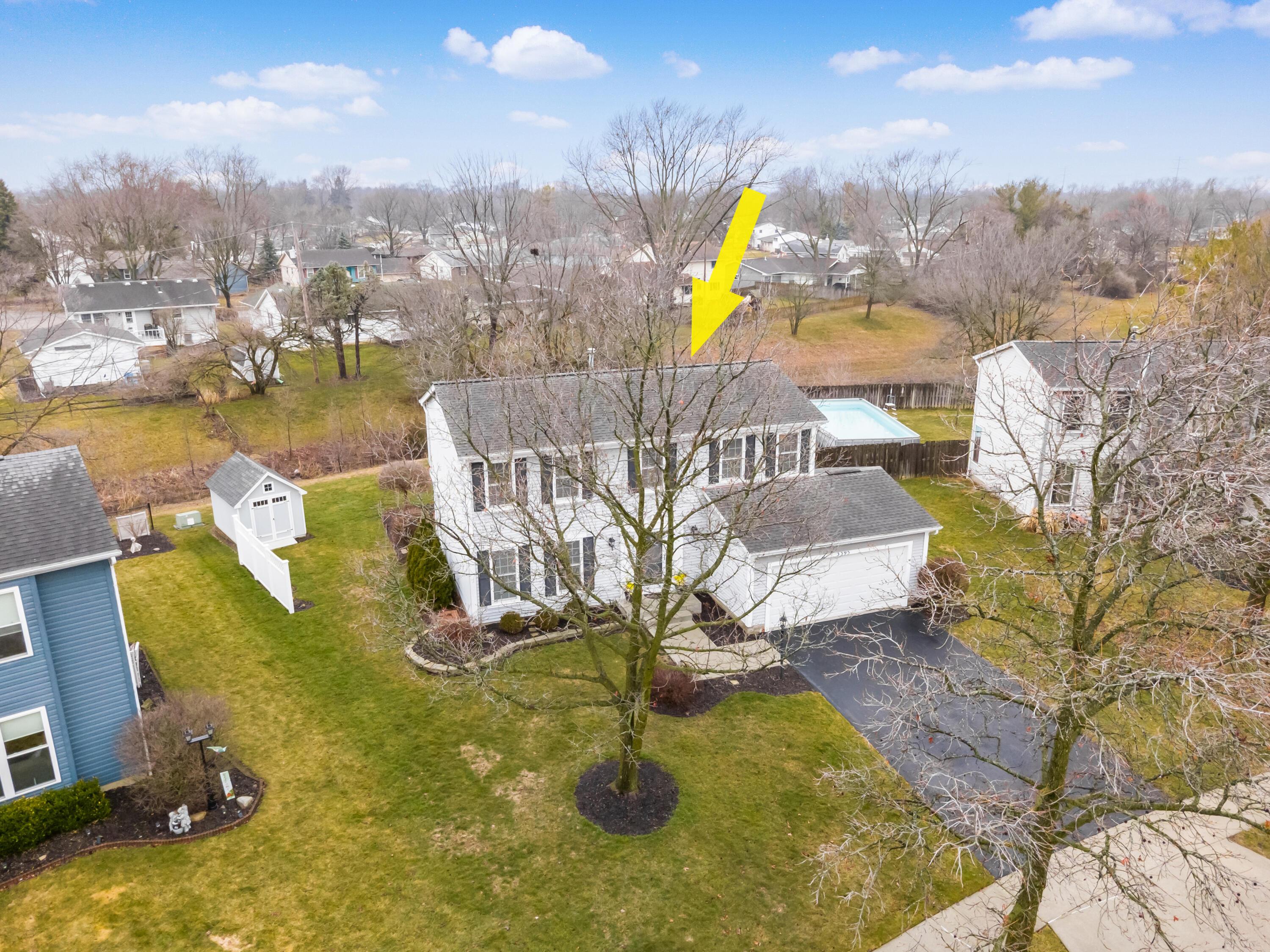 3395 Reed Point Drive Hilliard, OH 43026 - Photo 35 of 35 A_3395_Reed_Point_Drone_004_Arrow