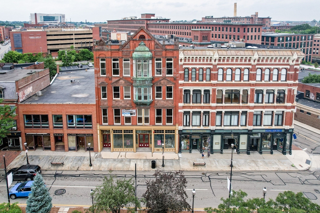 a view of a tall building