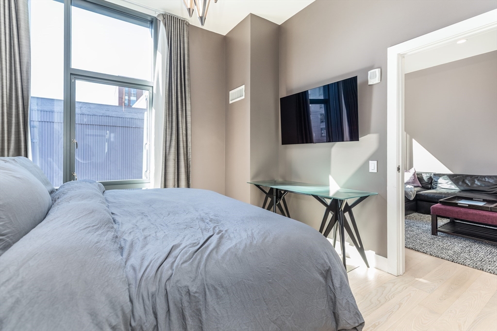 32 Traveler Street, Unit PH8 Boston, MA 02118 - Photo 11 of 38 a bedroom with a bed and a window