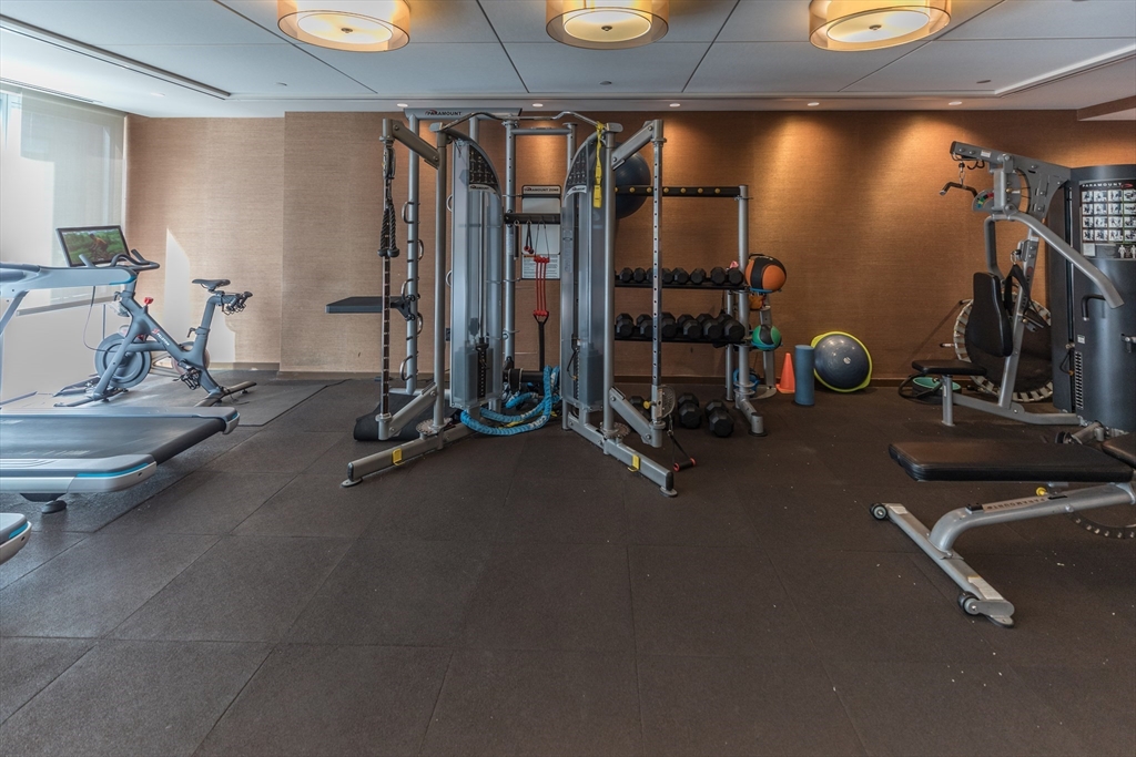 32 Traveler Street, Unit PH8 Boston, MA 02118 - Photo 28 of 38 a view of a room with gym equipment