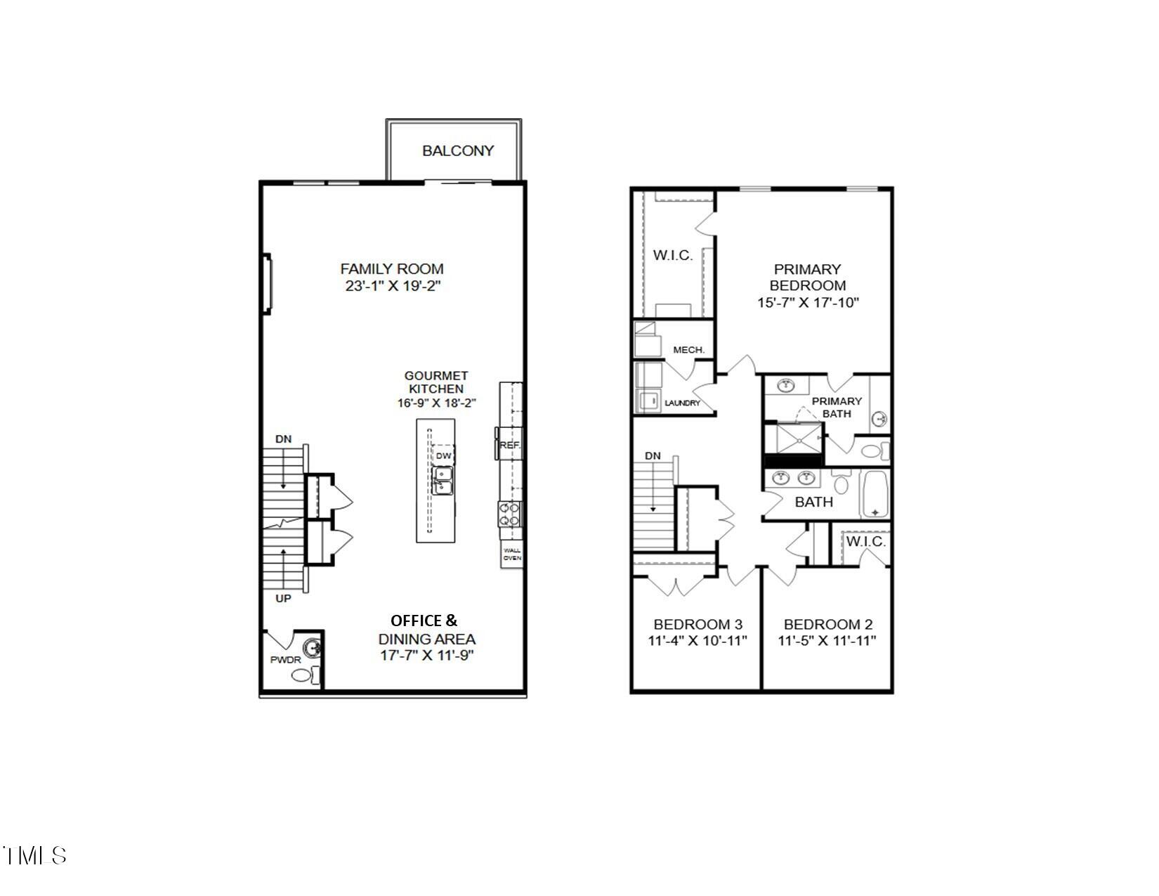 1247 Shaw View Alley, Unit 201 Raleigh, NC 27601 - Photo 49 of 49 floorplan