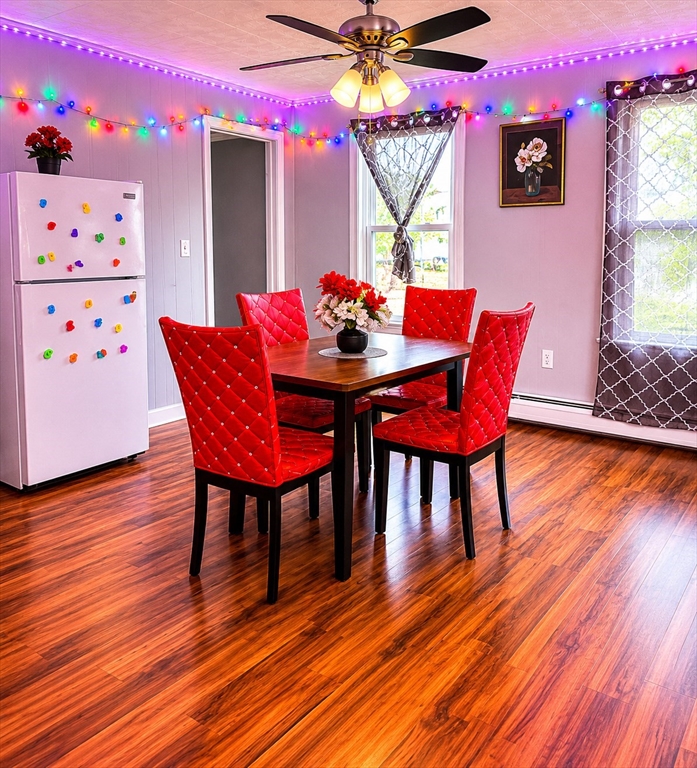 280 Ridge Street Fall River, MA 02721 - Photo 4 of 7 a view of a dining room with furniture window and wooden floor