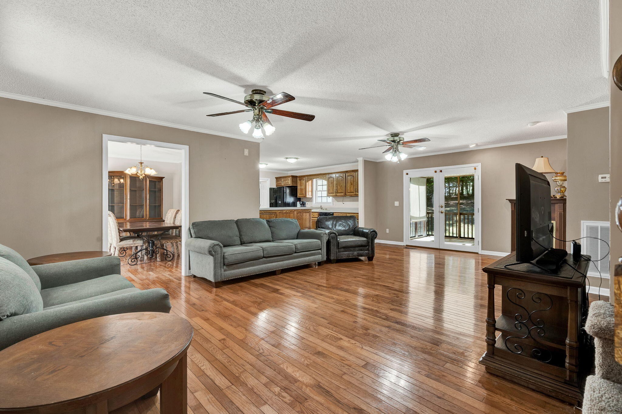 1582 Eads Bluff Road Northwest Georgetown, TN 37336 - Photo 2 of 57 a living room with furniture and a flat screen tv