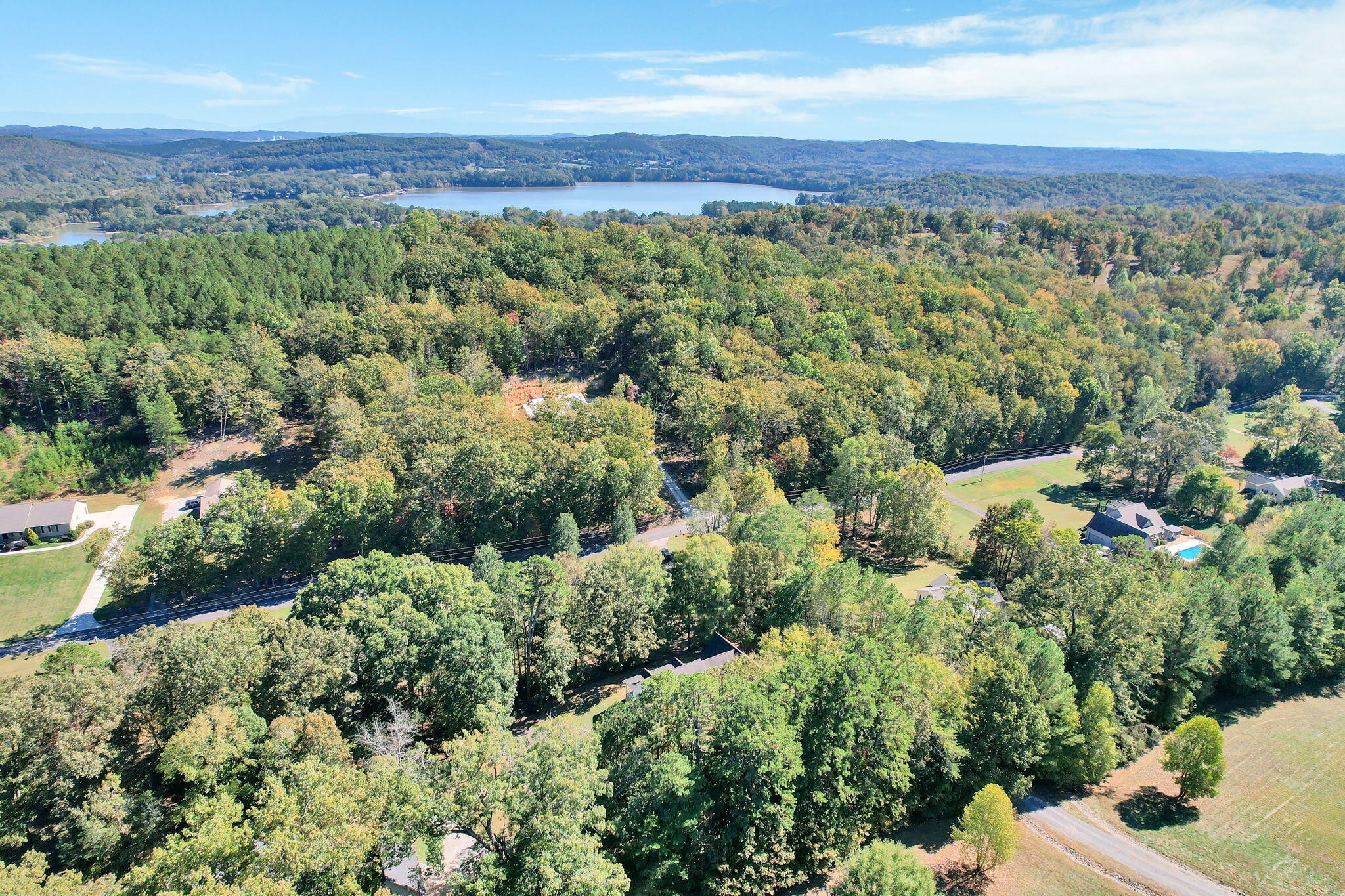 1582 Eads Bluff Road Northwest Georgetown, TN 37336 - Photo 44 of 57 an aerial view of residential house with outdoor space