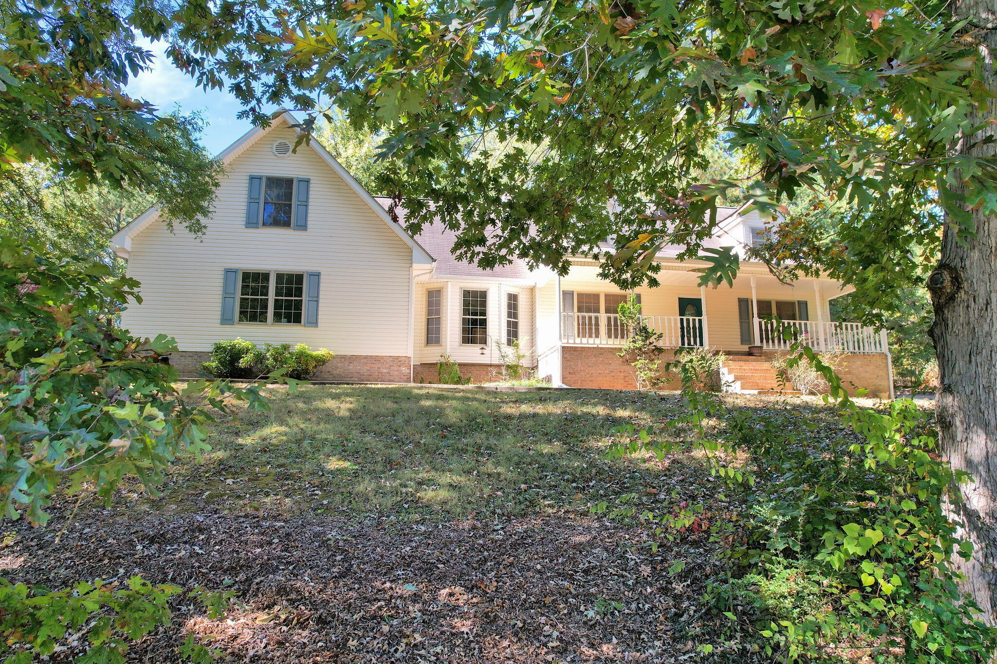 1582 Eads Bluff Road Northwest Georgetown, TN 37336 - Photo 49 of 57 a view of a house with yard and sitting area