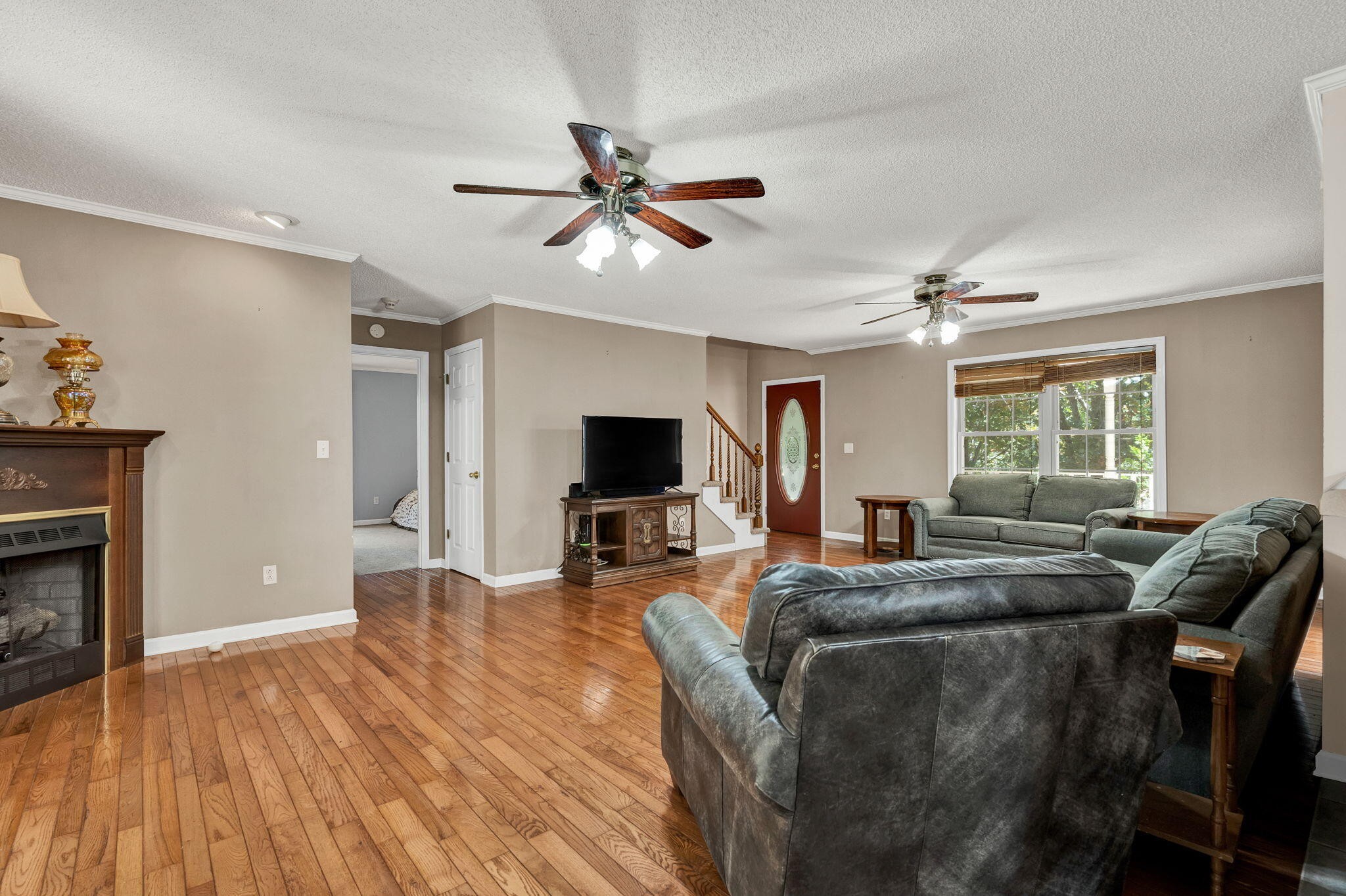 1582 Eads Bluff Road Northwest Georgetown, TN 37336 - Photo 6 of 57 a living room with furniture and a fireplace