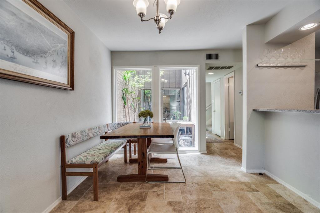 3736 Vitruvian Way, Unit D5 Addison, TX 75001 - Photo 5 of 27 a dining room with furniture and window