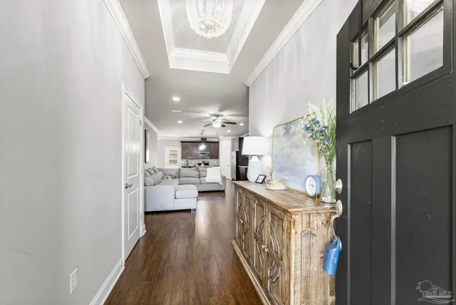 a view of a kitchen and dining room