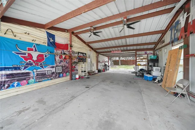 a view of storage and utility room